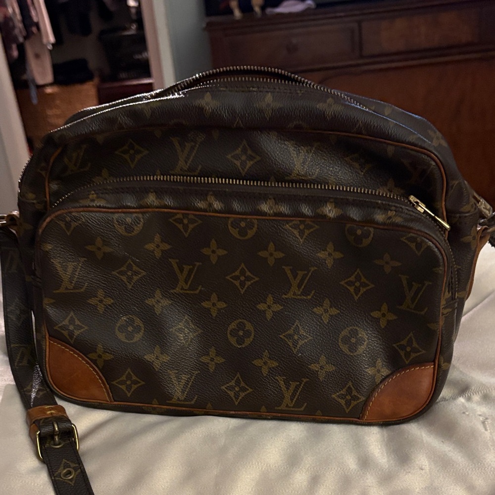 Louis Vuitton Brown Monogram Messenger Bag